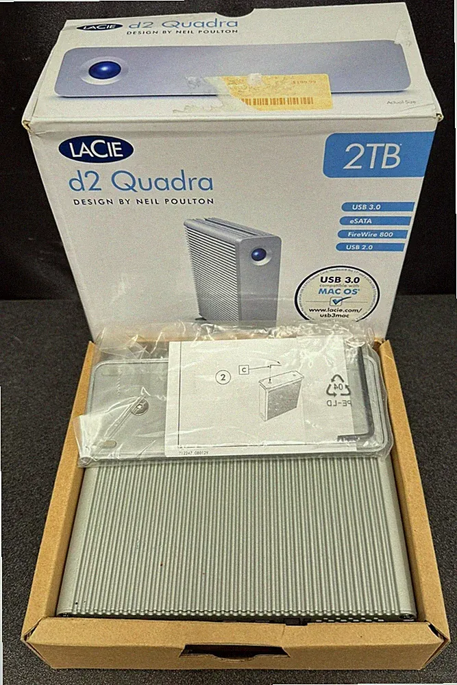 2 TB LaCie D2 Quadra V3 Hard Drive FREE SHIPPING