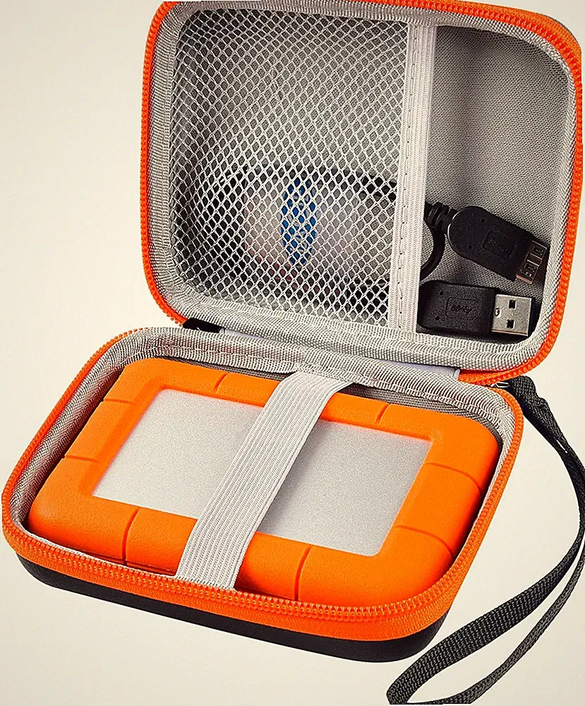 Case Compatible with Lacie Rugged Mini 1TB/ 2TB/ 4TB/ 5TB External Hard Drive Po