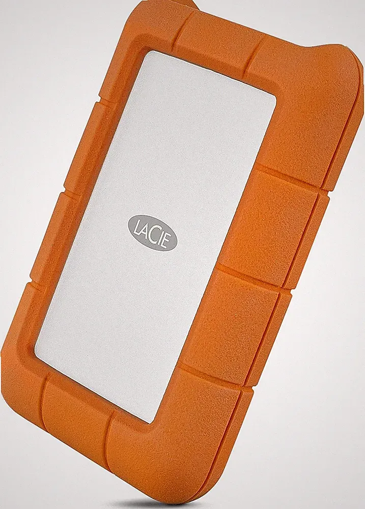 LaCie Rugged Thunderbolt USB-C 5TB External Hard Drive Portable 5TB, Black