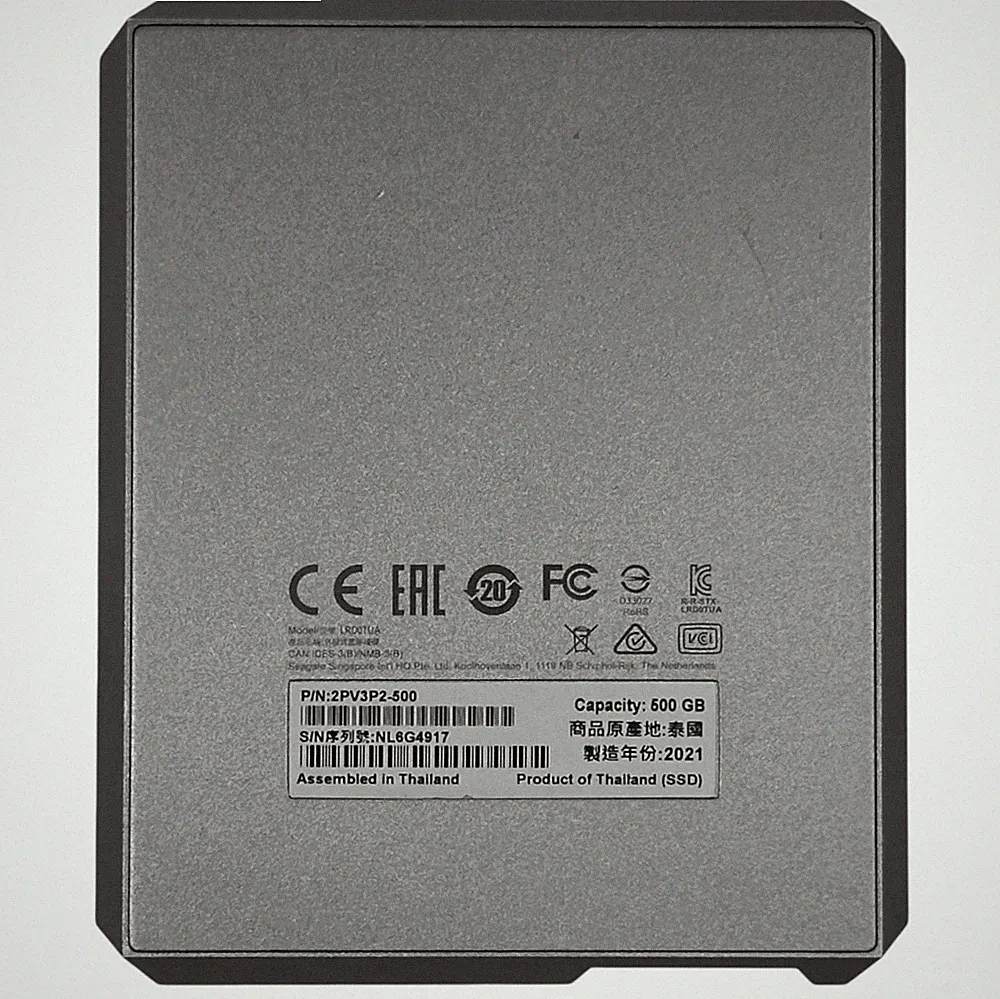 LaCie SSD High Performance USB-C 3.0 500 GB LRD0TUA (WORKS GREAT)